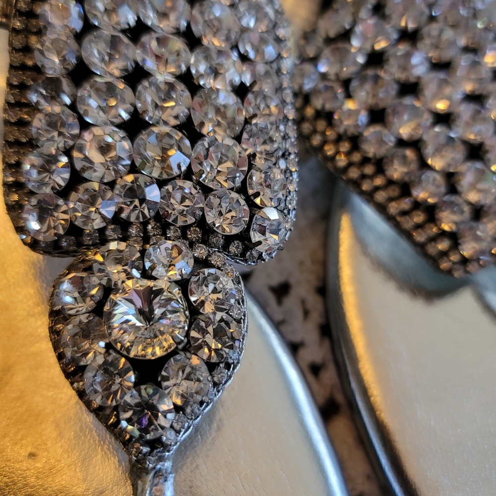 Women's Cache Rhinestone flip flops - Picture 5 of 7
